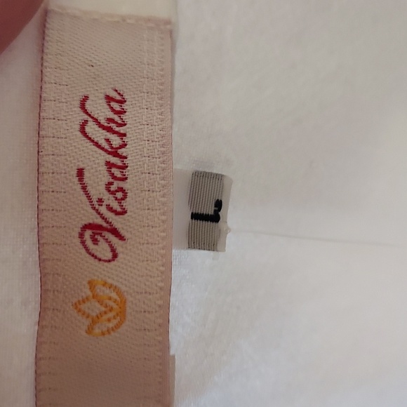 NWT Traditional Men's Asian Style White Shirt Unisex Size S/M USA Size Asian L - Picture 8 of 10